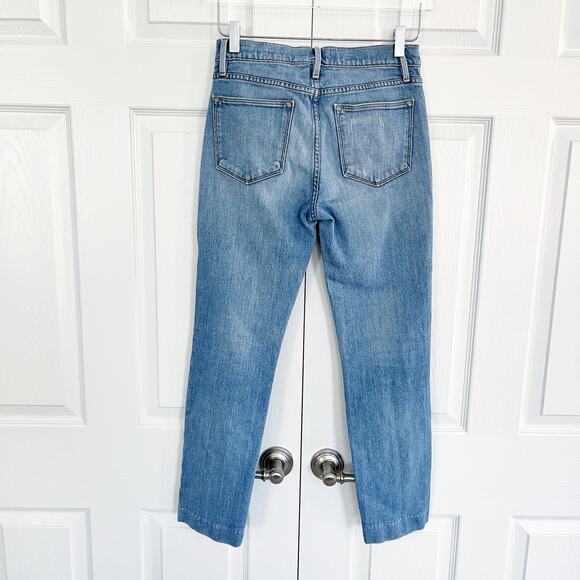 Frame Le High Straight Blind Stitch Jeans in Withers - Picture 9 of 11